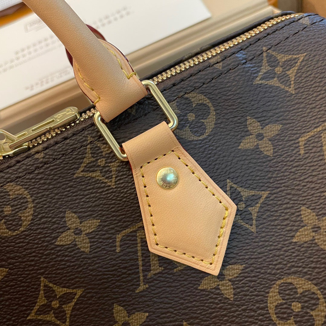 LB833 Speedy Bandoulière 30 / HIGHEST QUALITY VERSION / 11.8 x 8.3 x 6.7 inches