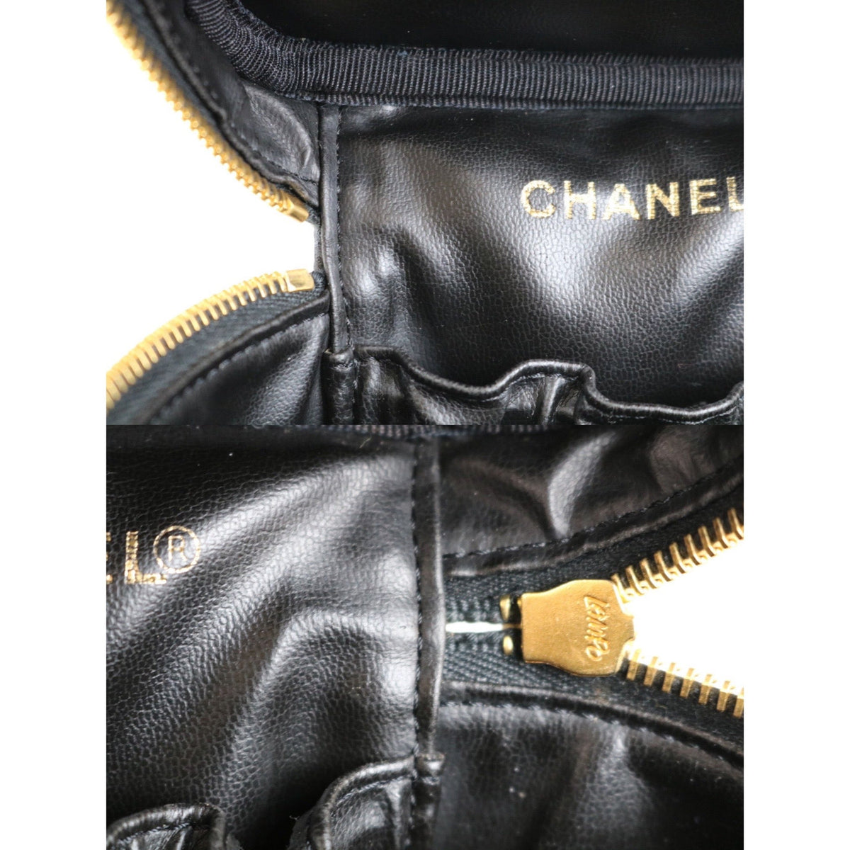 Rank A ｜ CHANEL Caviar Skin Vanity Handbag ｜012010