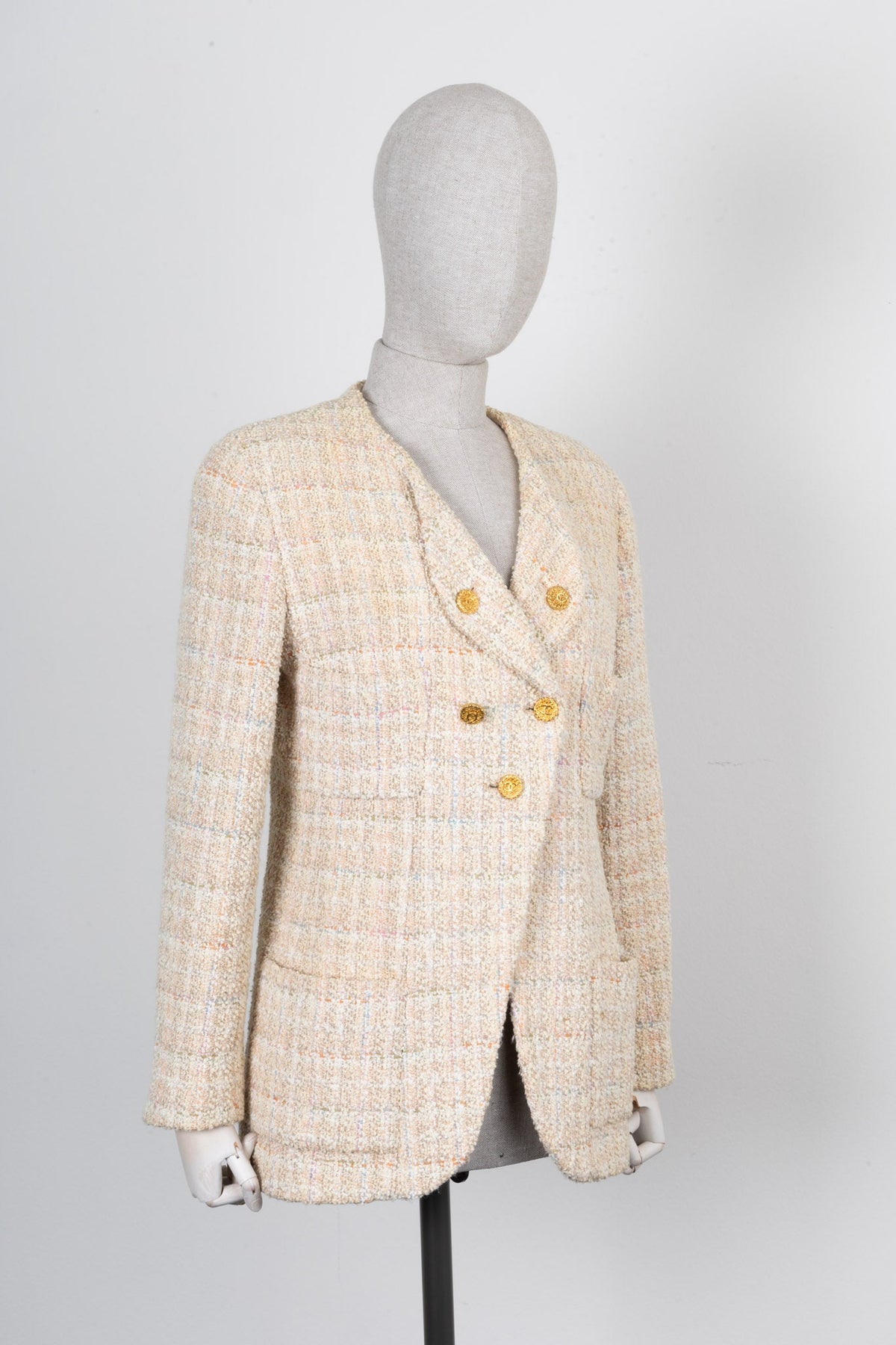 CHANEL Jacket Tweed Multicolor 94P