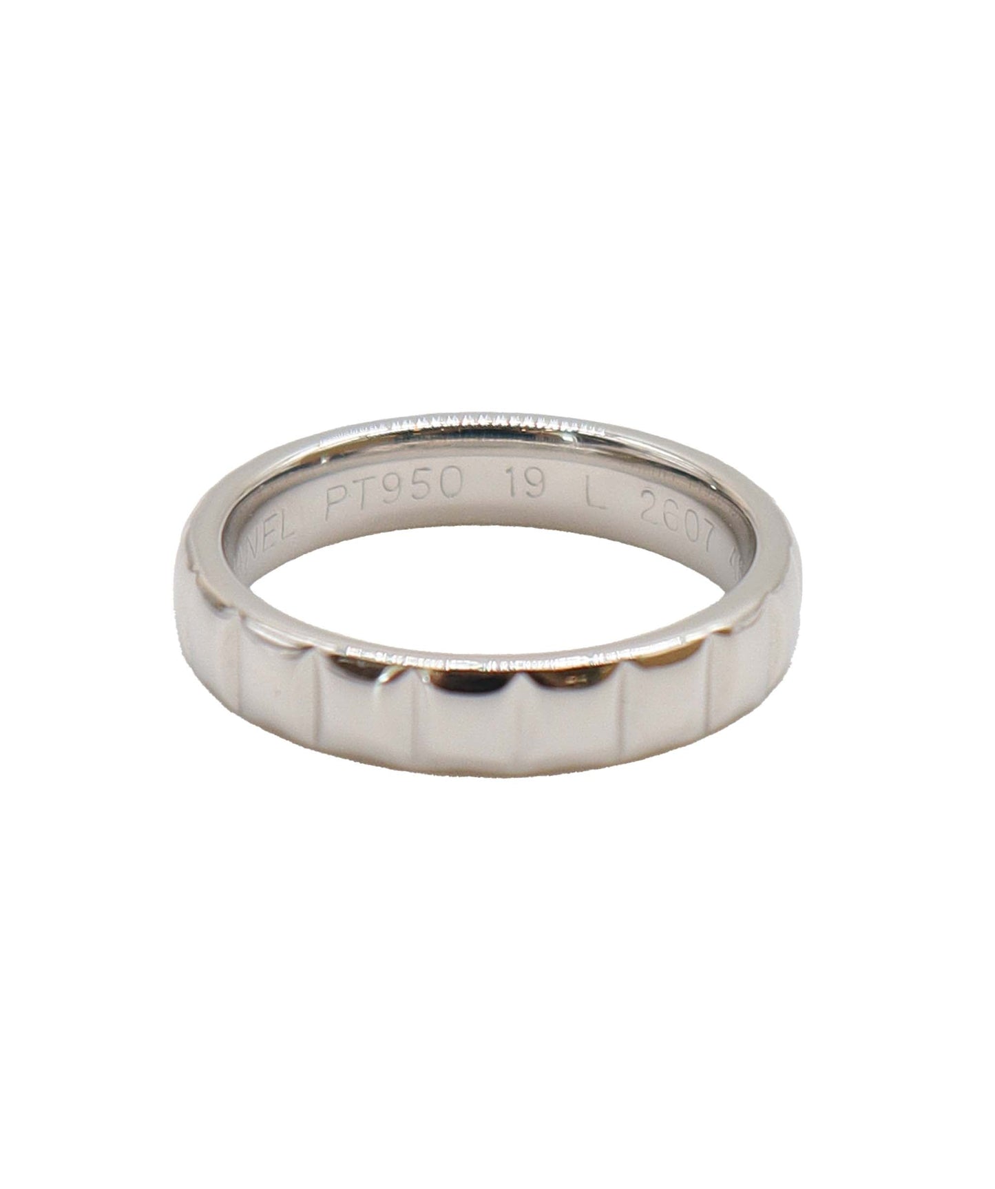 CHANEL Chocolat Ring Platinum Size46 3.75(US) 90265408 DXBS3905
