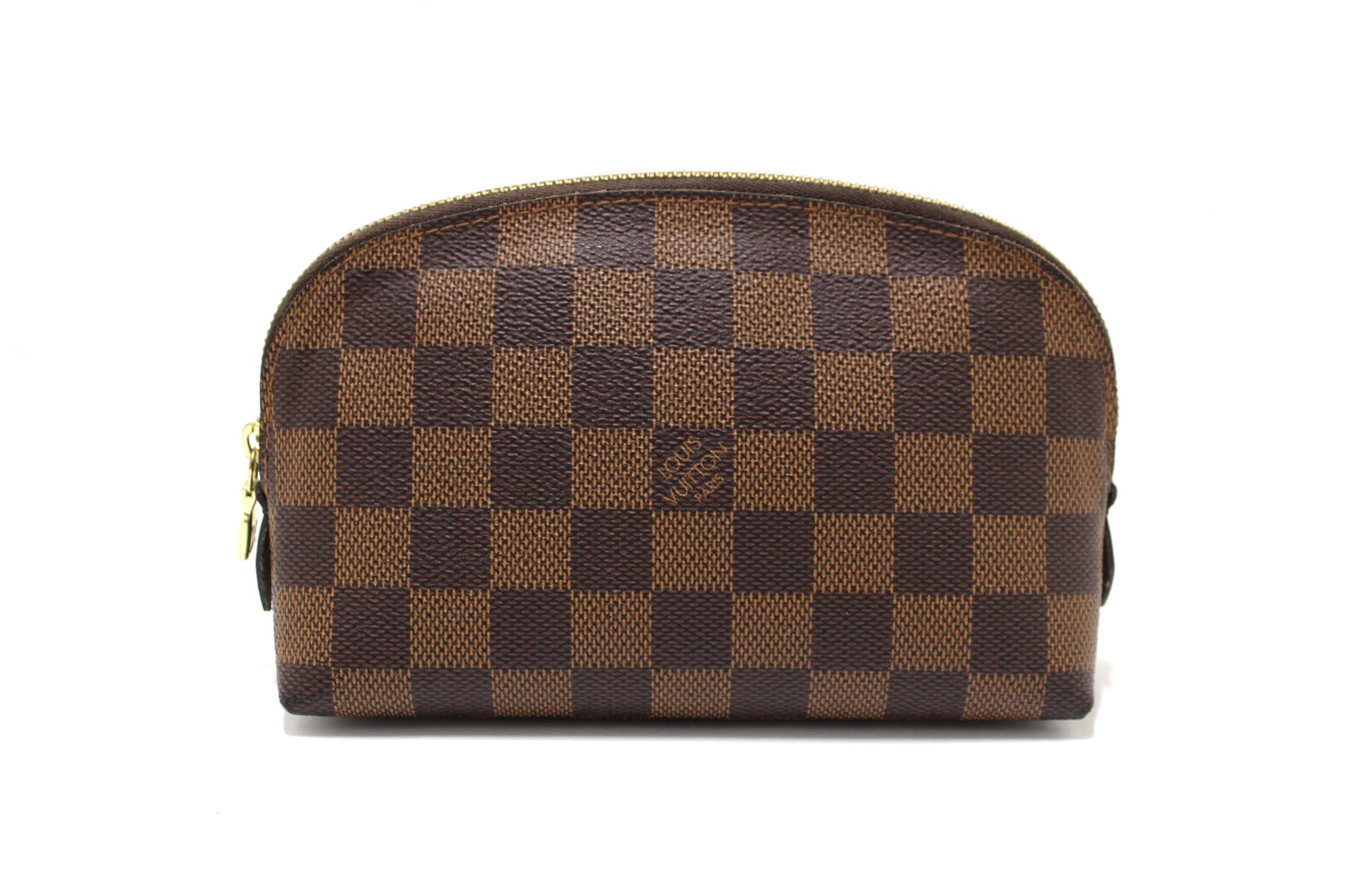 Louis Vuitton Damier Ebene Canvas Cosmetic Pouch | Italystation.com - Shop Now at italystation.com