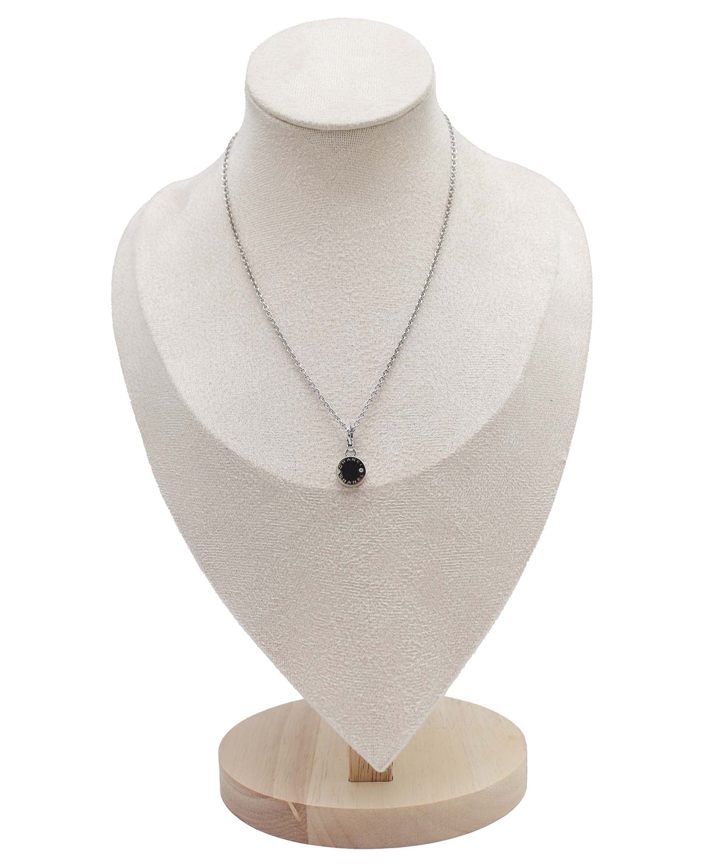 CHANEL Diamond Necklace 18K White Gold 750 90270035 DXBS3903