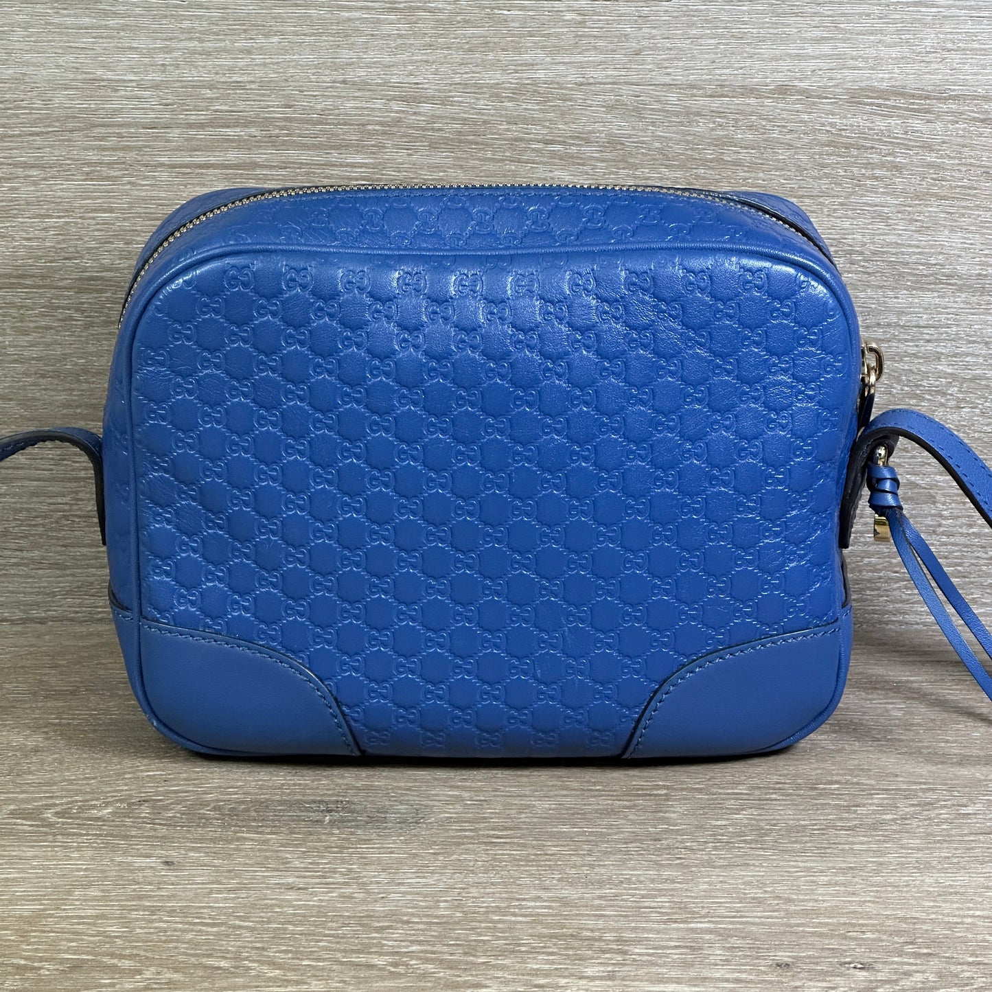 Gucci Guccissima Bree Crossbody - Blue