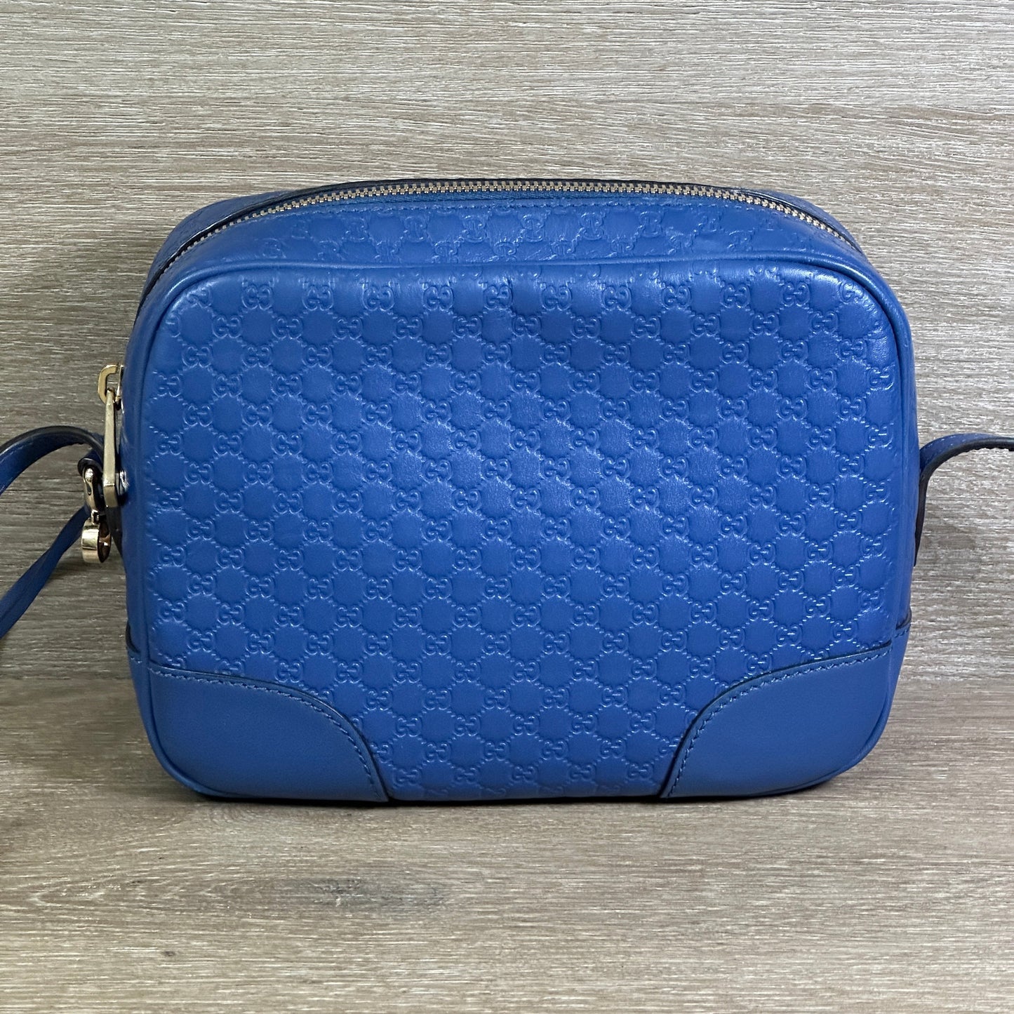 Gucci Guccissima Bree Crossbody - Blue