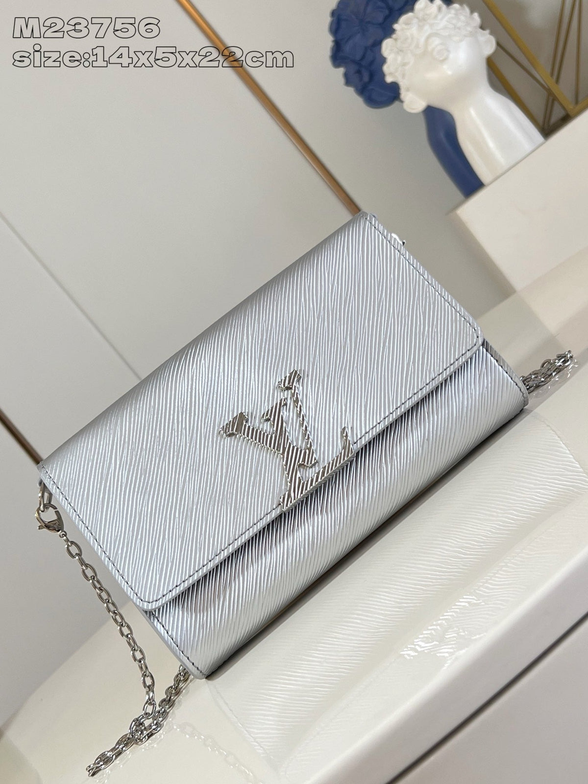 LB1199 Pochette Louise / 8.7 x 5.5 x 2 inches / HIGHEST QUALITY VERSION