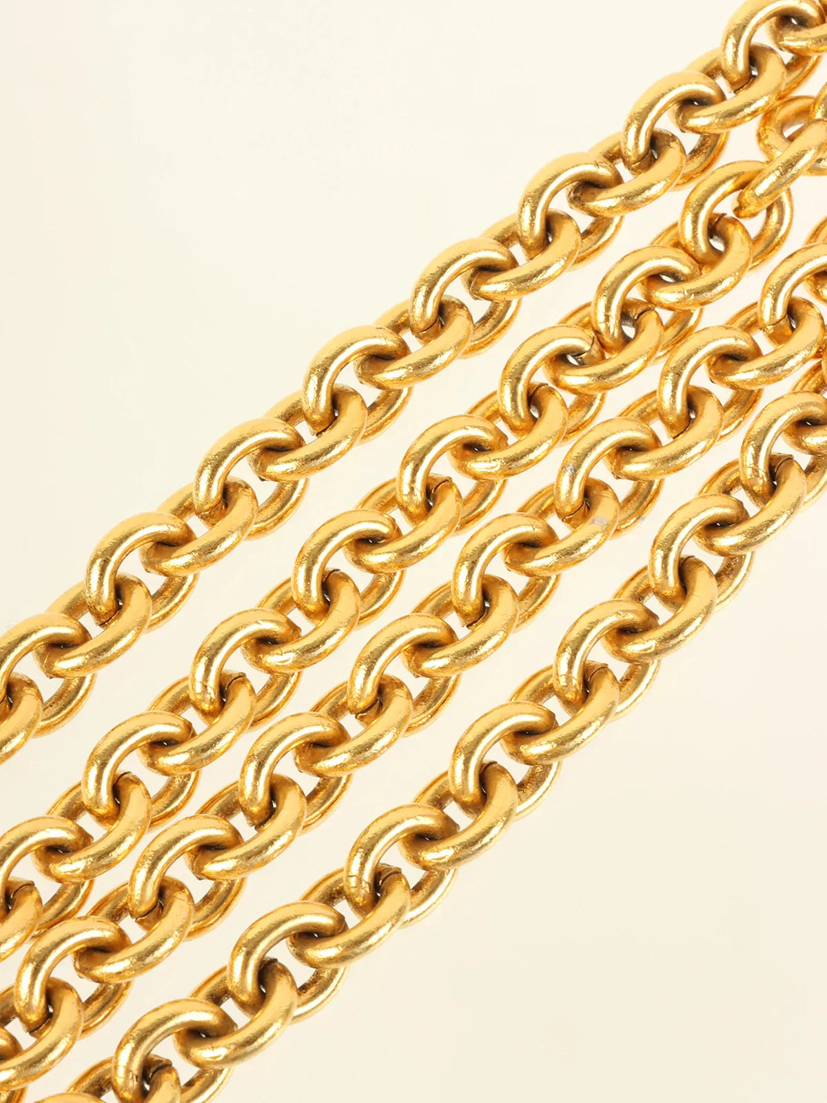 Top Quality Chanel Medal Necklace Gold