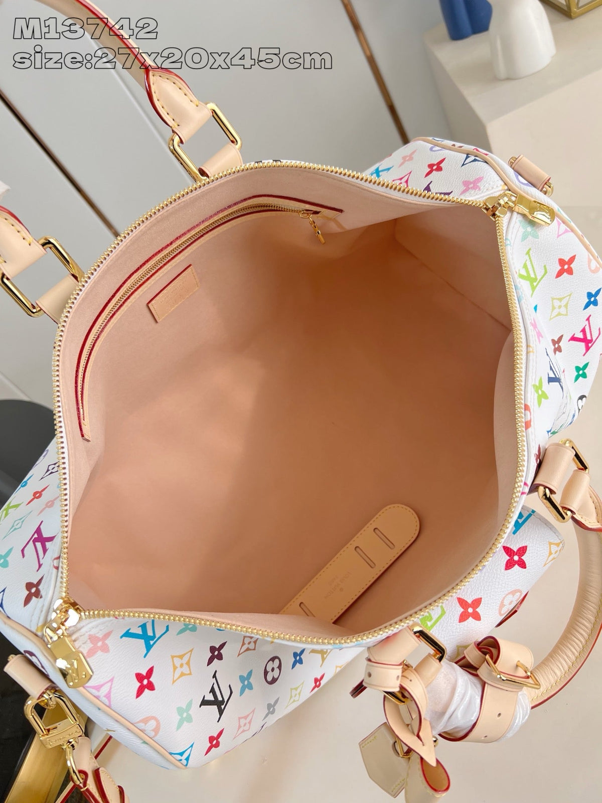 LB1189 LV x TM Keepall Bandoulière 45 / 17.7 x 10.6 x 7.9 inches / HIGHEST QUALITY VERSION