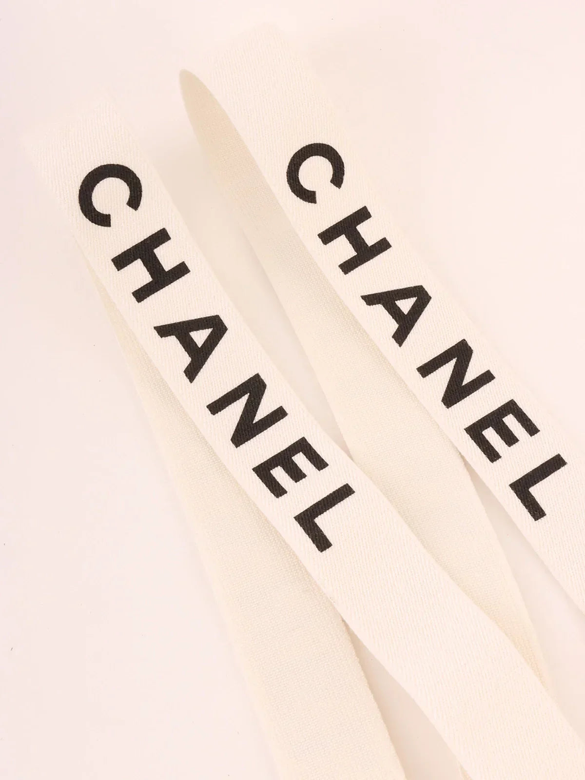 Top Quality Chanel Logo Suspenders White