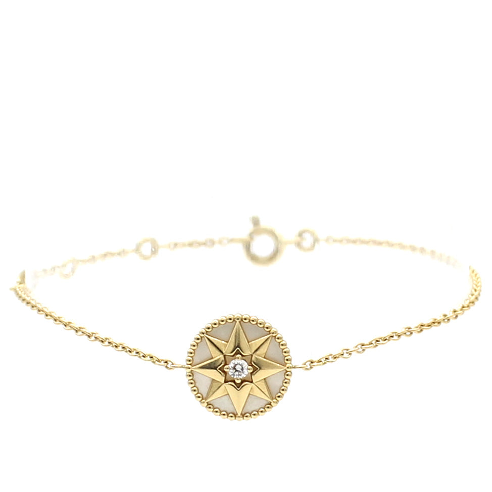 Dior Rose Des Vents Yellow Gold Bracelet