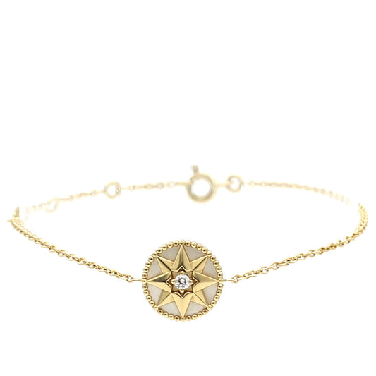 Dior Rose Des Vents Yellow Gold Bracelet