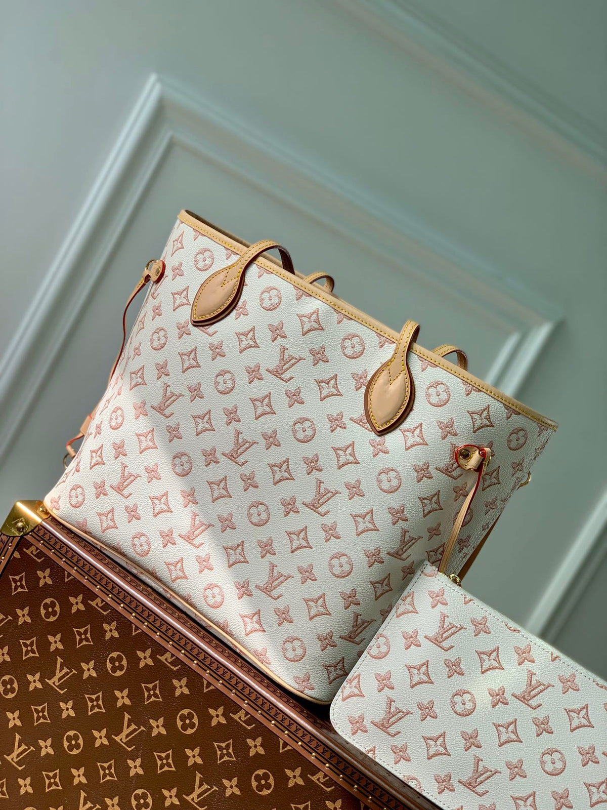 LB697 2022 NEW Neverfull MM / HIGHEST QUALITY VERSION
