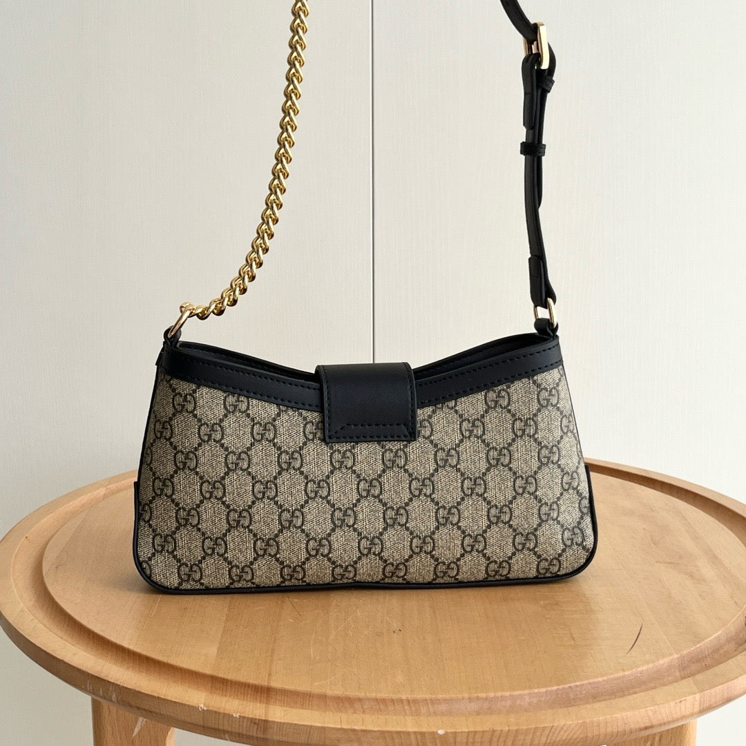 GC699 Padlock GG Small Shoulder Bag / 10.6x5.5x2.3inch