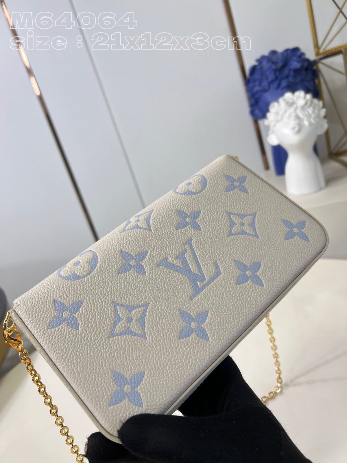 LB936 Félicie Pochette / 8.3 x 4.7 x 1.2inches / HIGHEST QUALITY VERSION