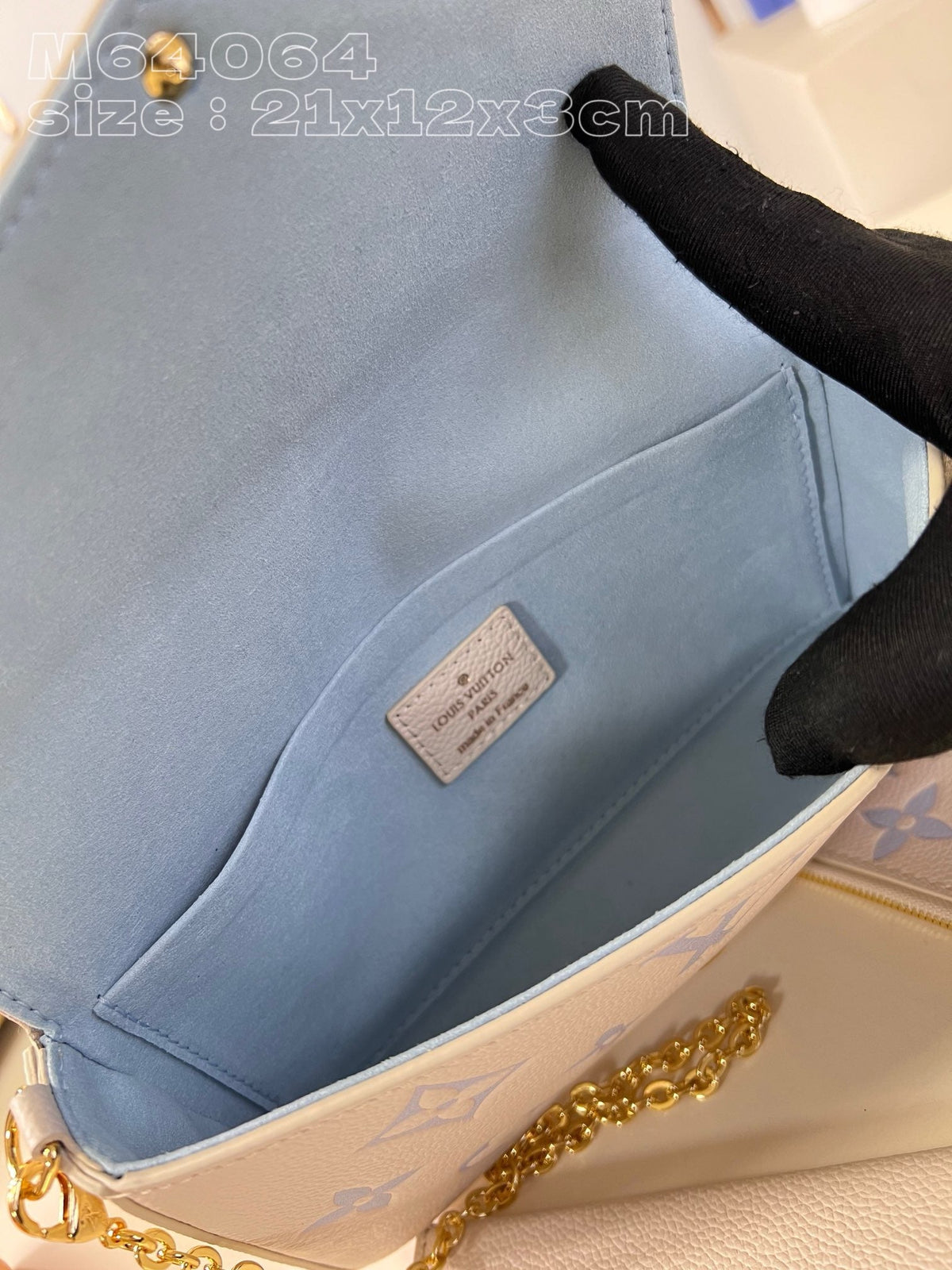 LB936 Félicie Pochette / 8.3 x 4.7 x 1.2inches / HIGHEST QUALITY VERSION