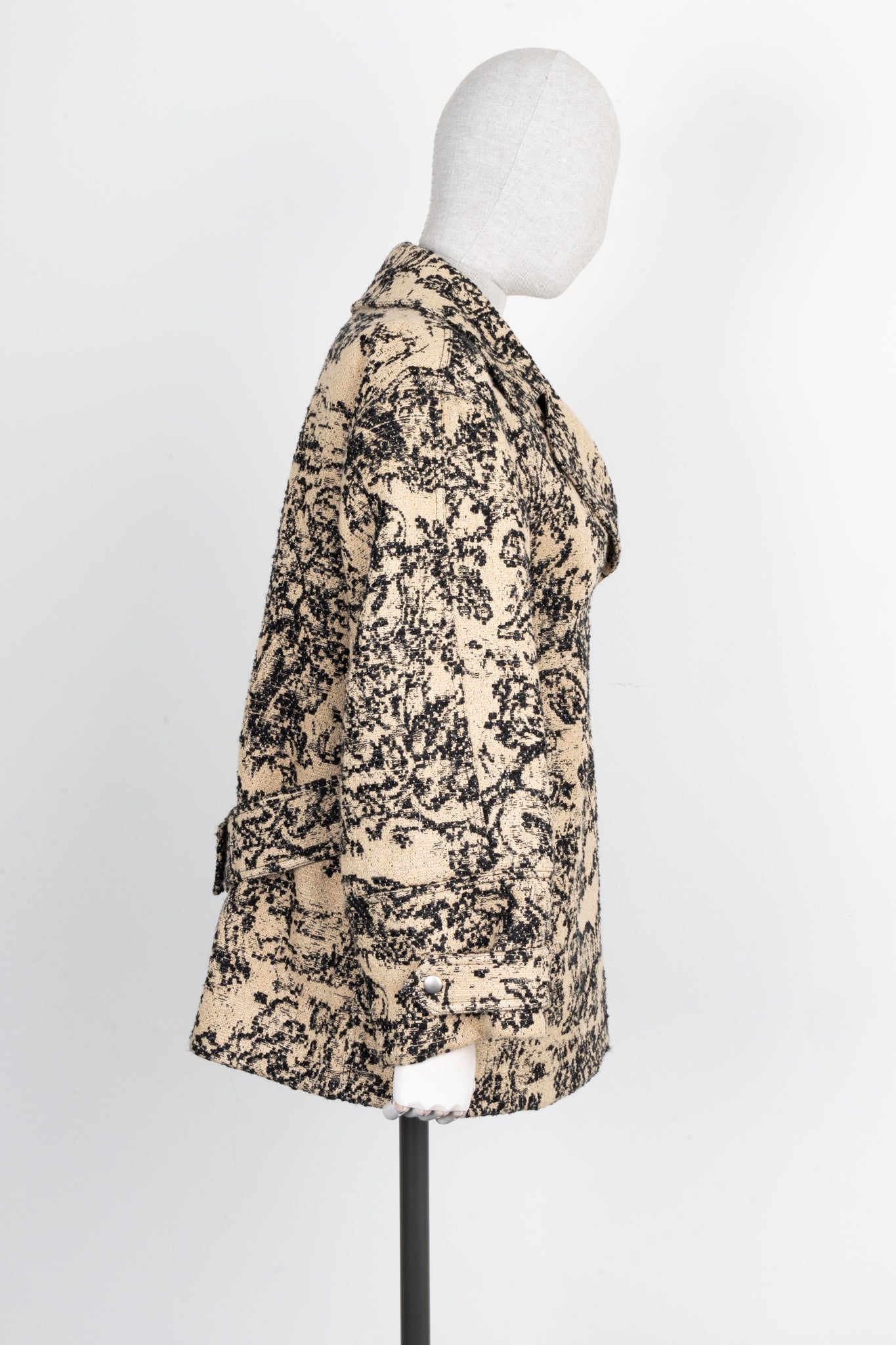 CHRISTIAN DIOR Toile De Jouy Coat Beige