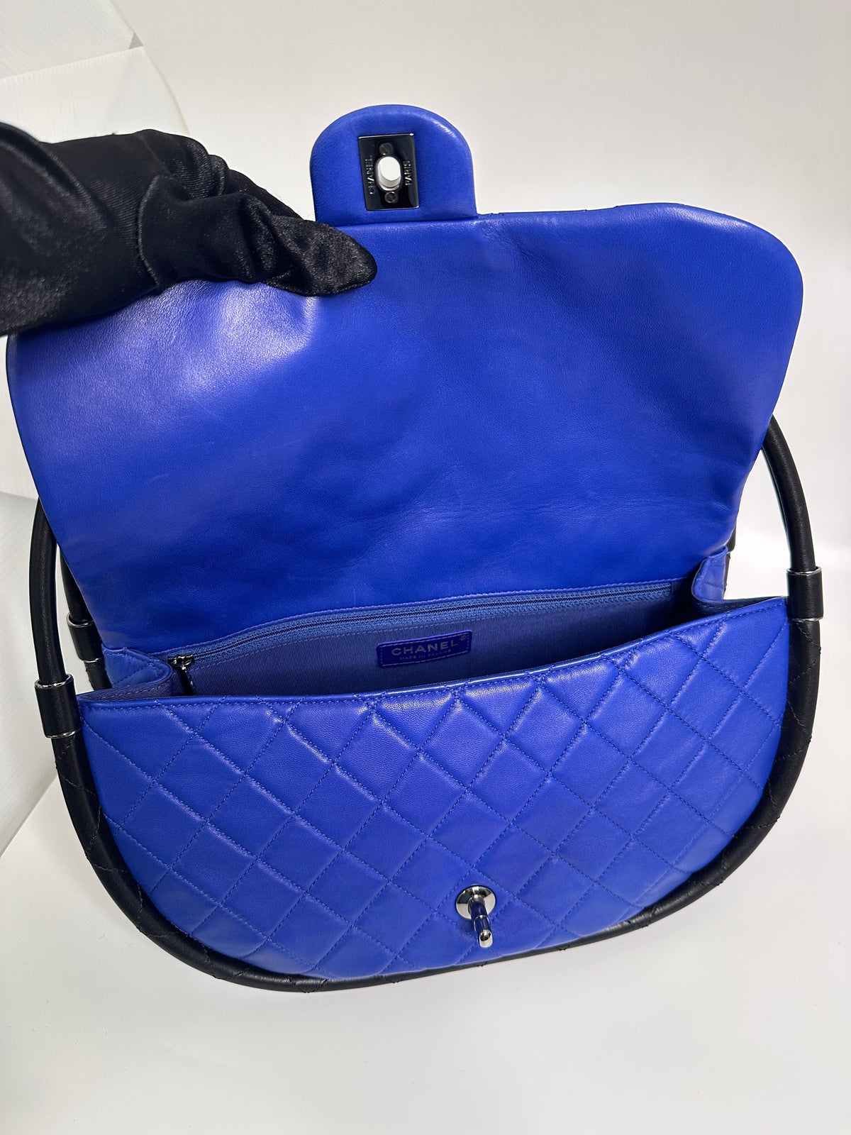 CHANEL SS13 Hula Hoop Bag Blue