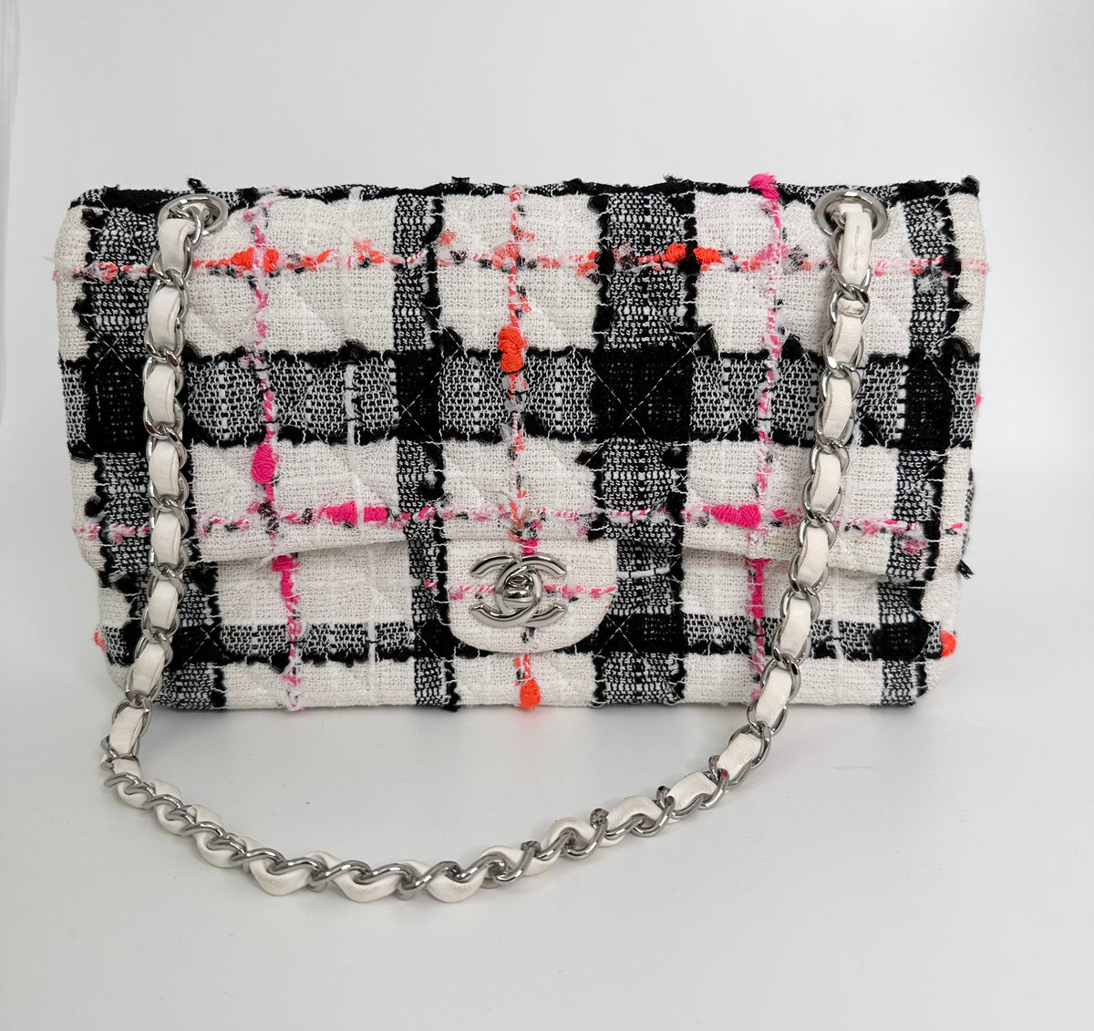 Medium Tweed Double Flap