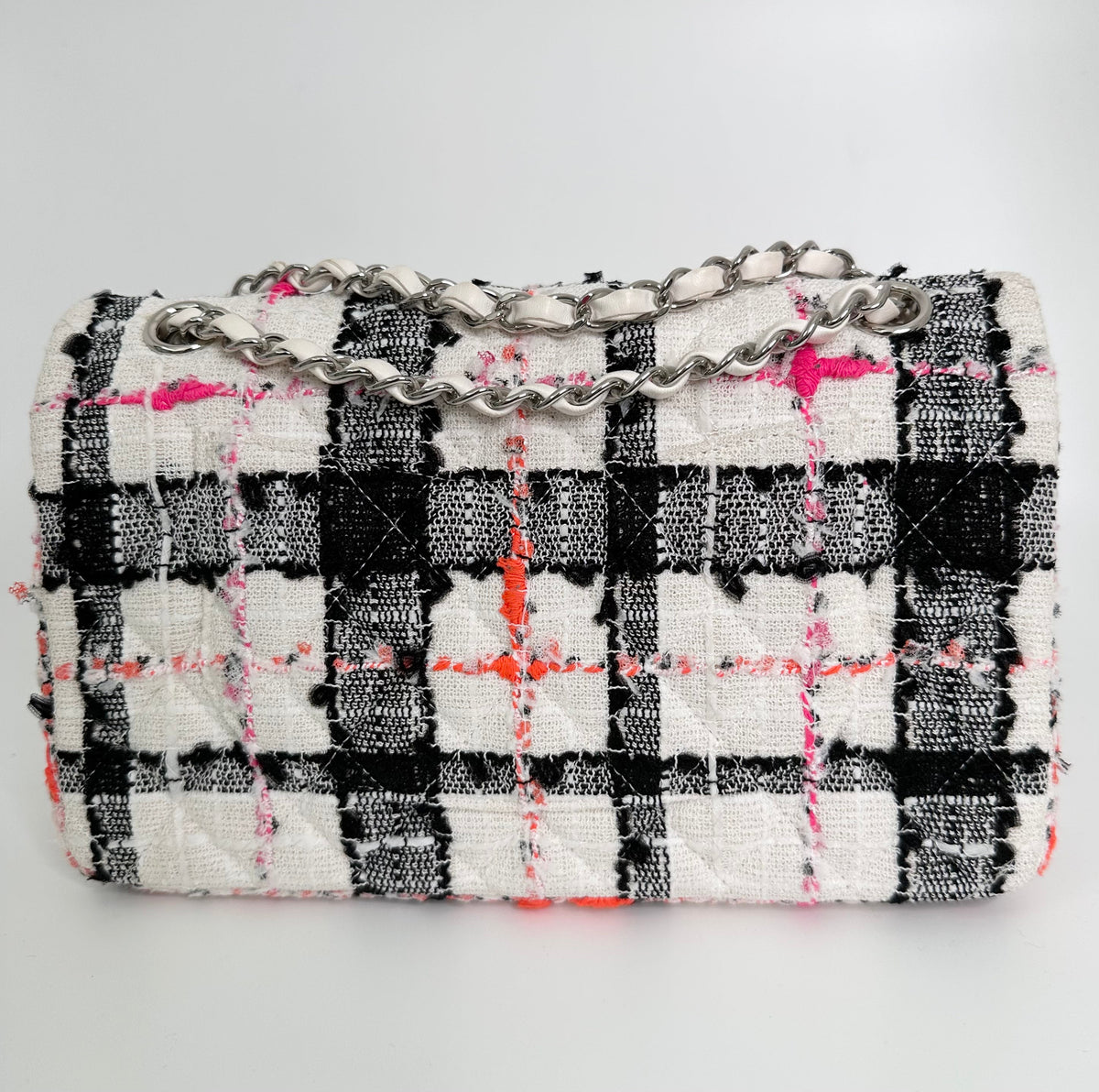 CHANEL Medium Tweed Double Flap