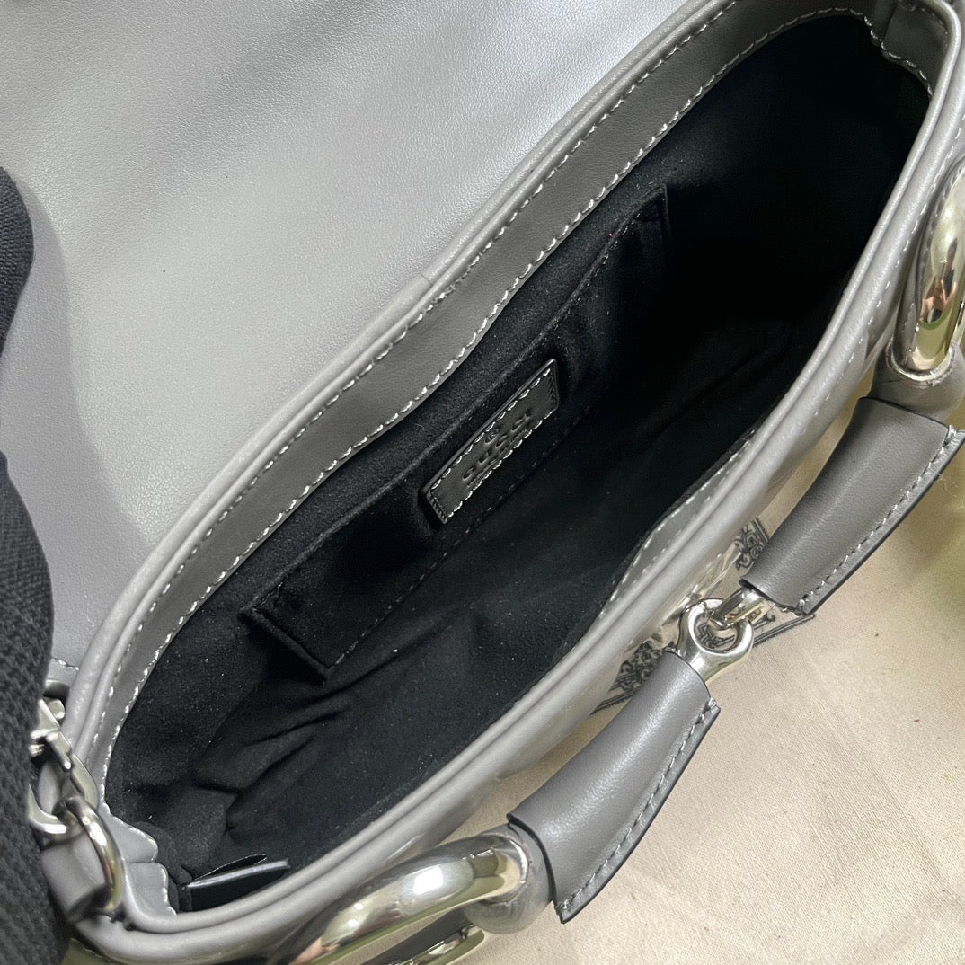 GC592 Gucci Horsebit Chain Small Shoulder Bag / HIGHEST QUALITY VERSION / 10.6"W x 4.5"H x 2"D