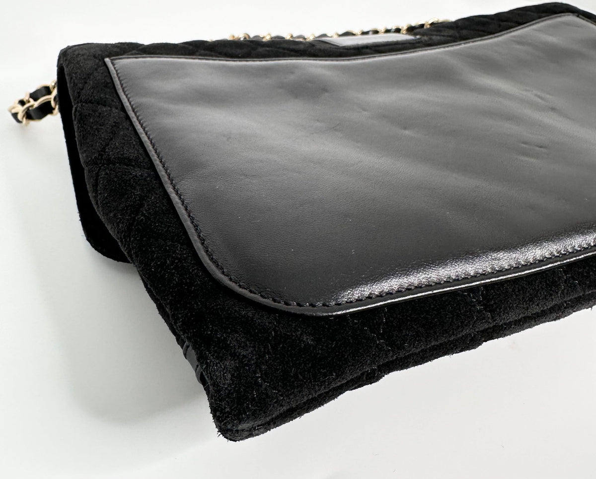 Black Union Jack Reissue Flap Bag