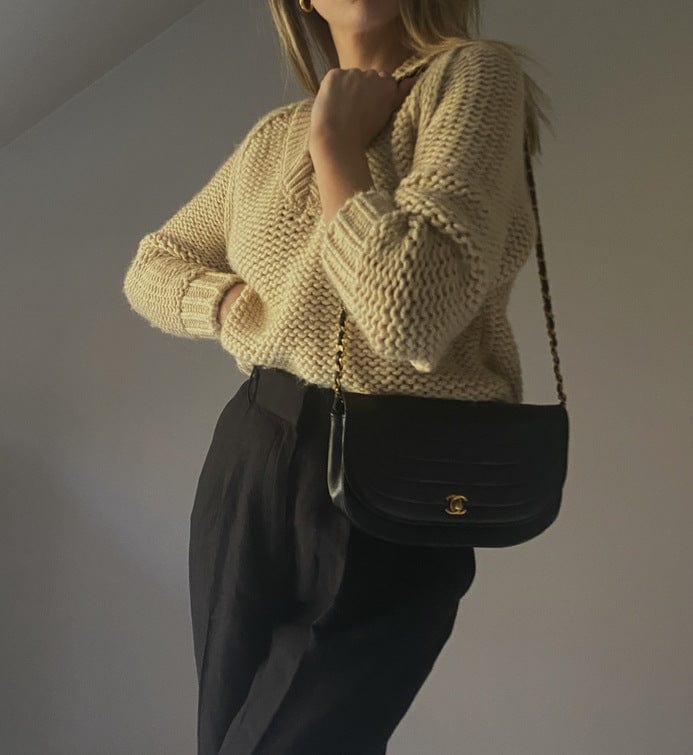 Chanel Vintage Crossbody Flap Bag