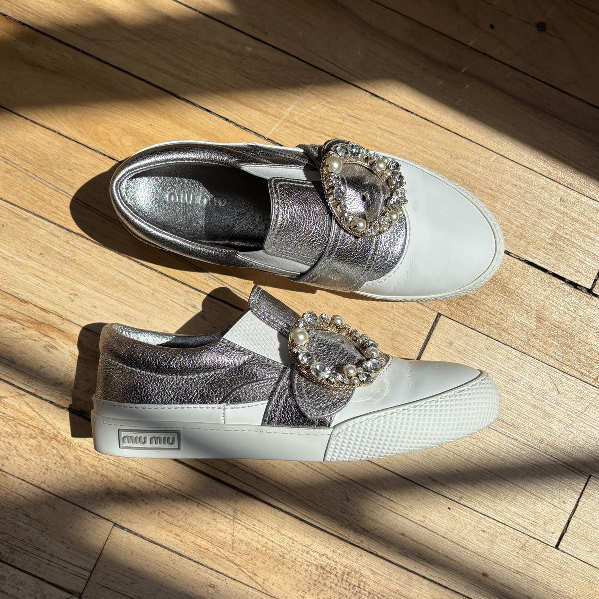 Miu Miu Slip-On Sneakers - Women's 37