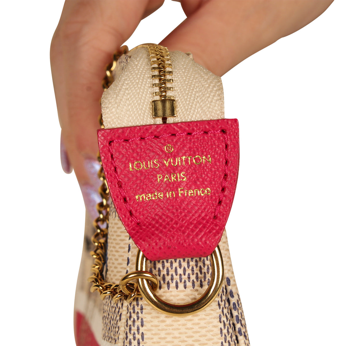 Mini Pochette Accessoires - Damier Azur