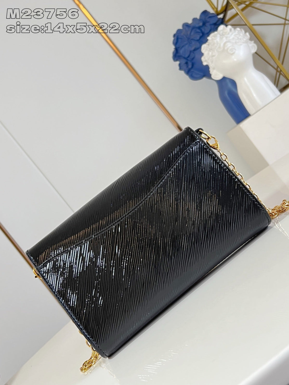 LB1199 Pochette Louise / 8.7 x 5.5 x 2 inches / HIGHEST QUALITY VERSION