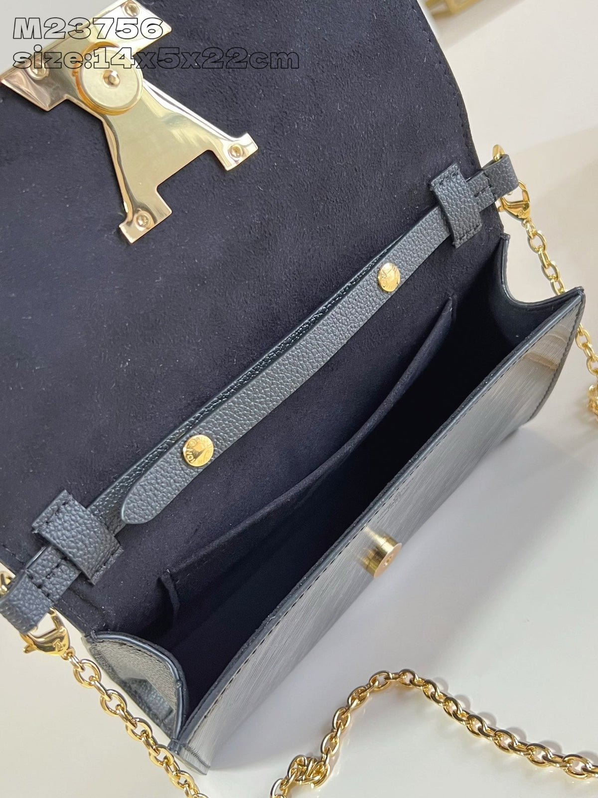 LB1199 Pochette Louise / 8.7 x 5.5 x 2 inches / HIGHEST QUALITY VERSION