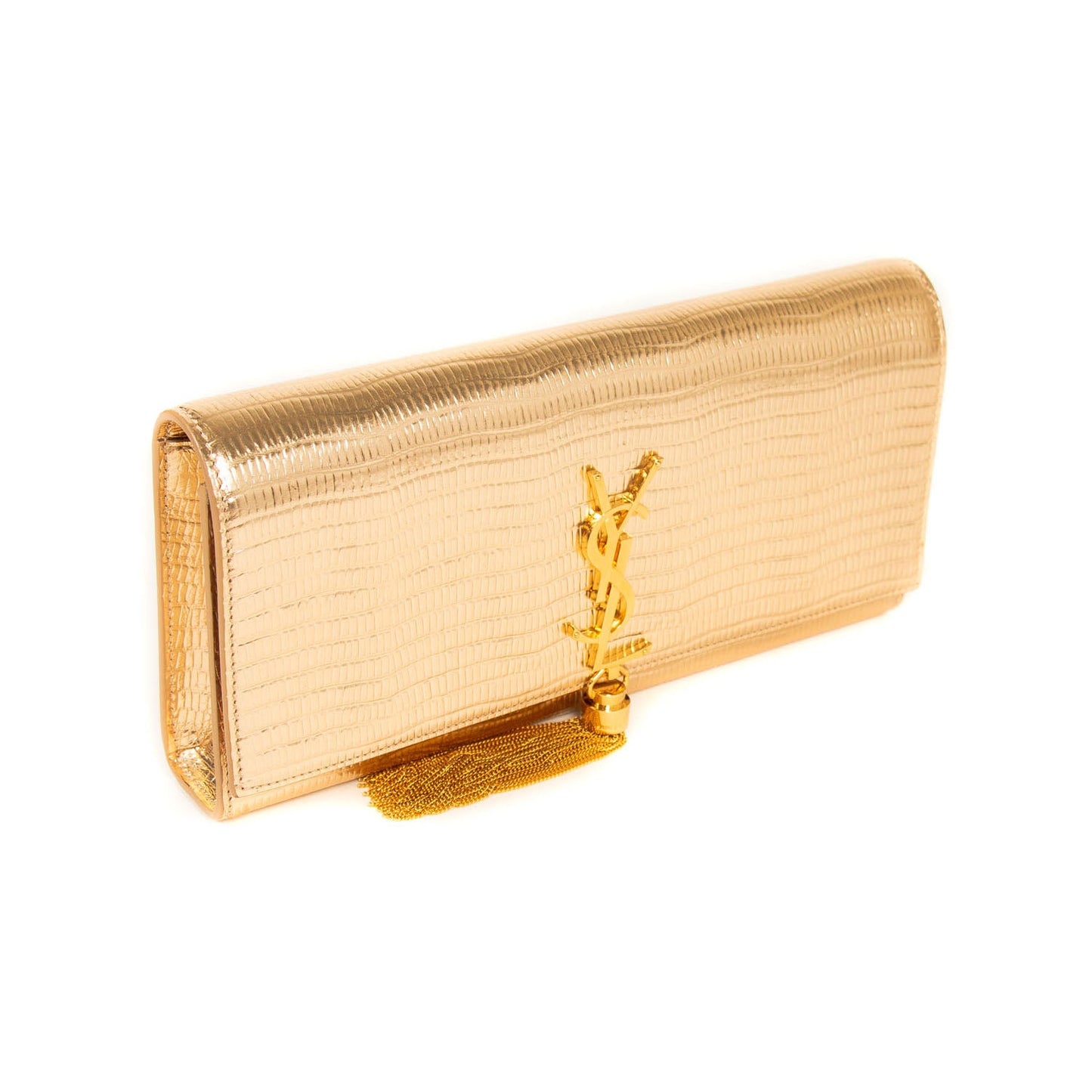Saint Laurent Monogram Kate Tassel Clutch