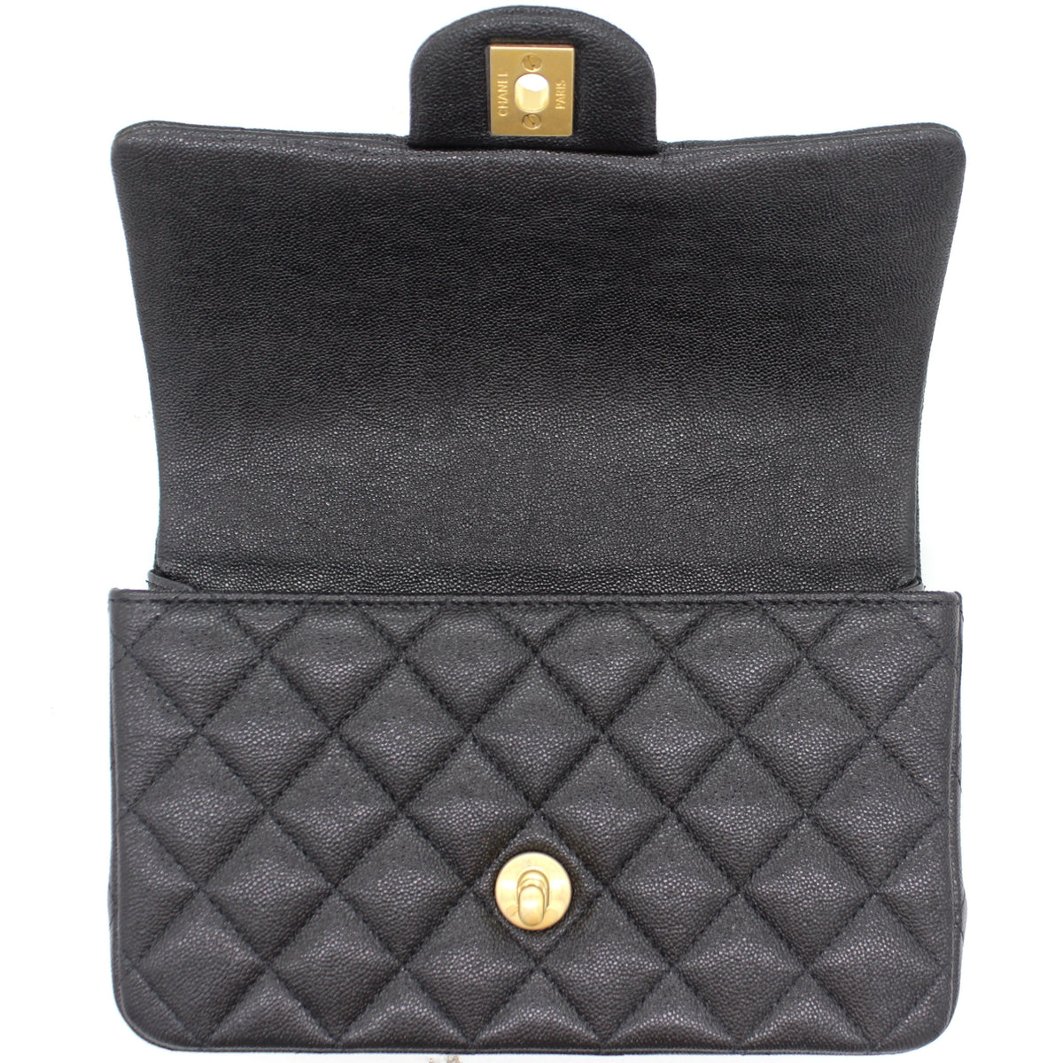Chanel Mini Flap Bag With Top Handle