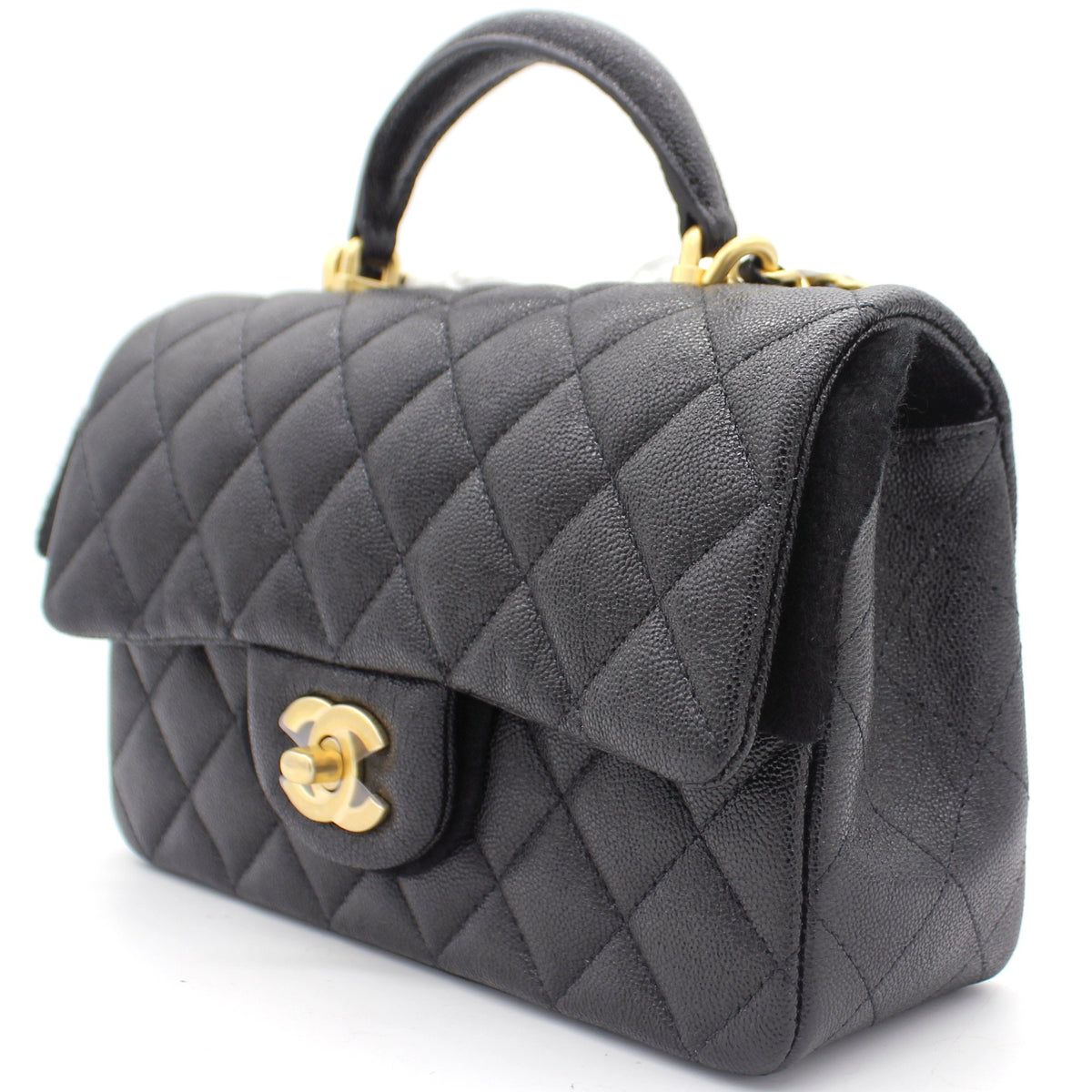 Chanel Mini Flap Bag With Top Handle