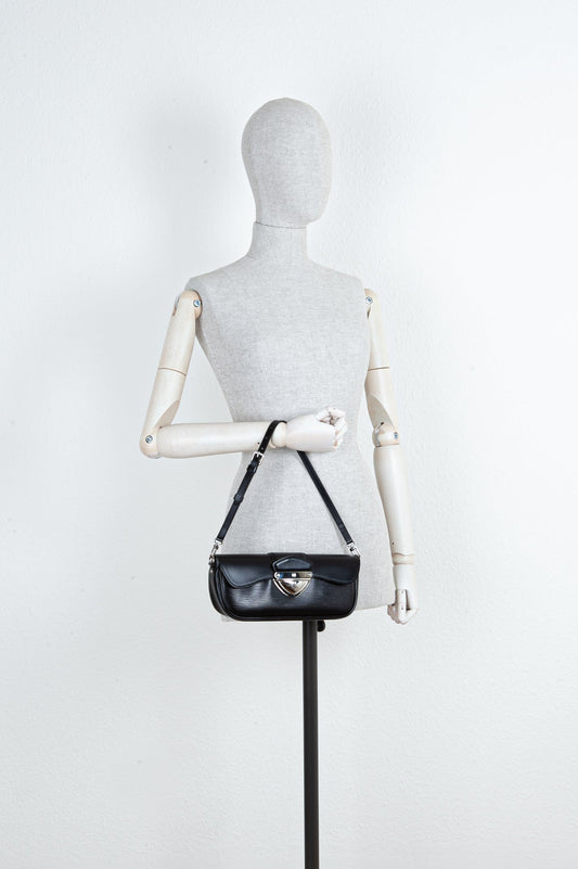 LOUIS VUITTON Montaigne Bag Epi Patent Leather
