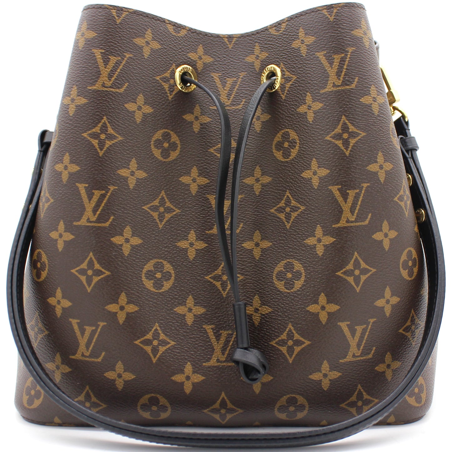 NéoNoé Monogram Shoulder Bag Black