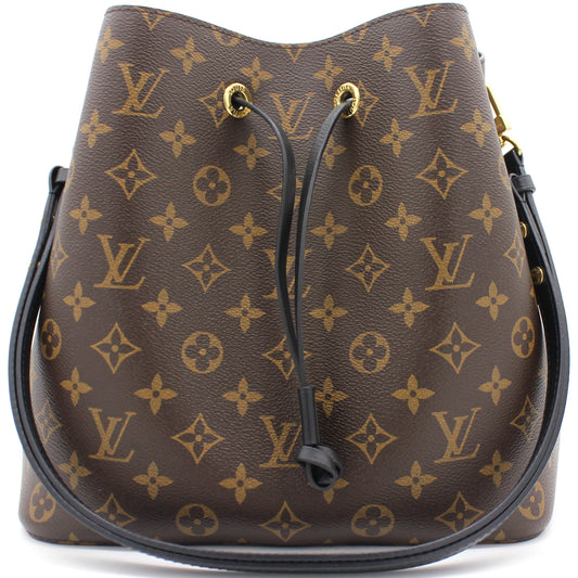 NéoNoé Monogram Shoulder Bag Black