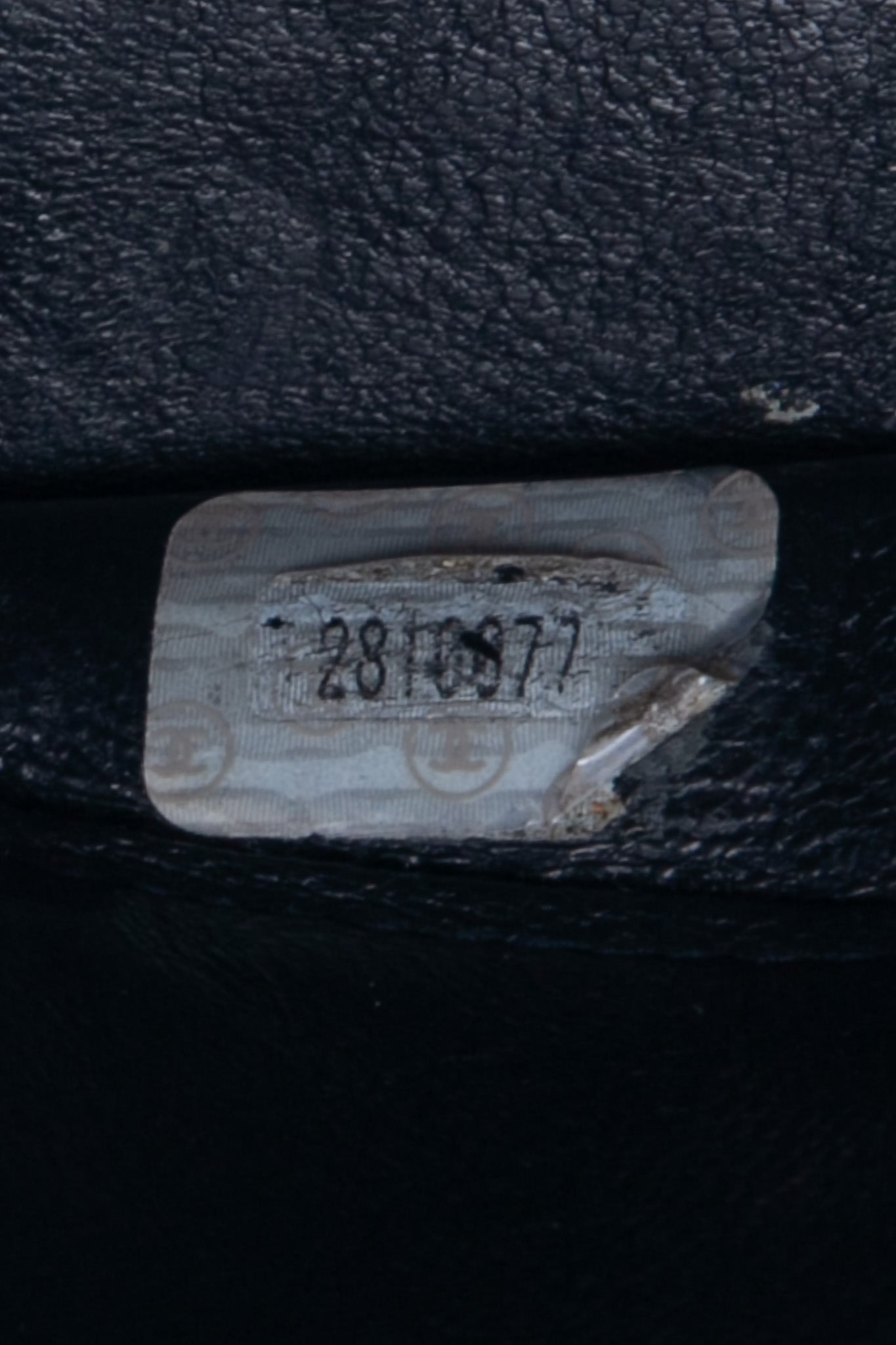 Chanel Vintage Dark Navy Lambskin Vertical Pocket Tote Bag