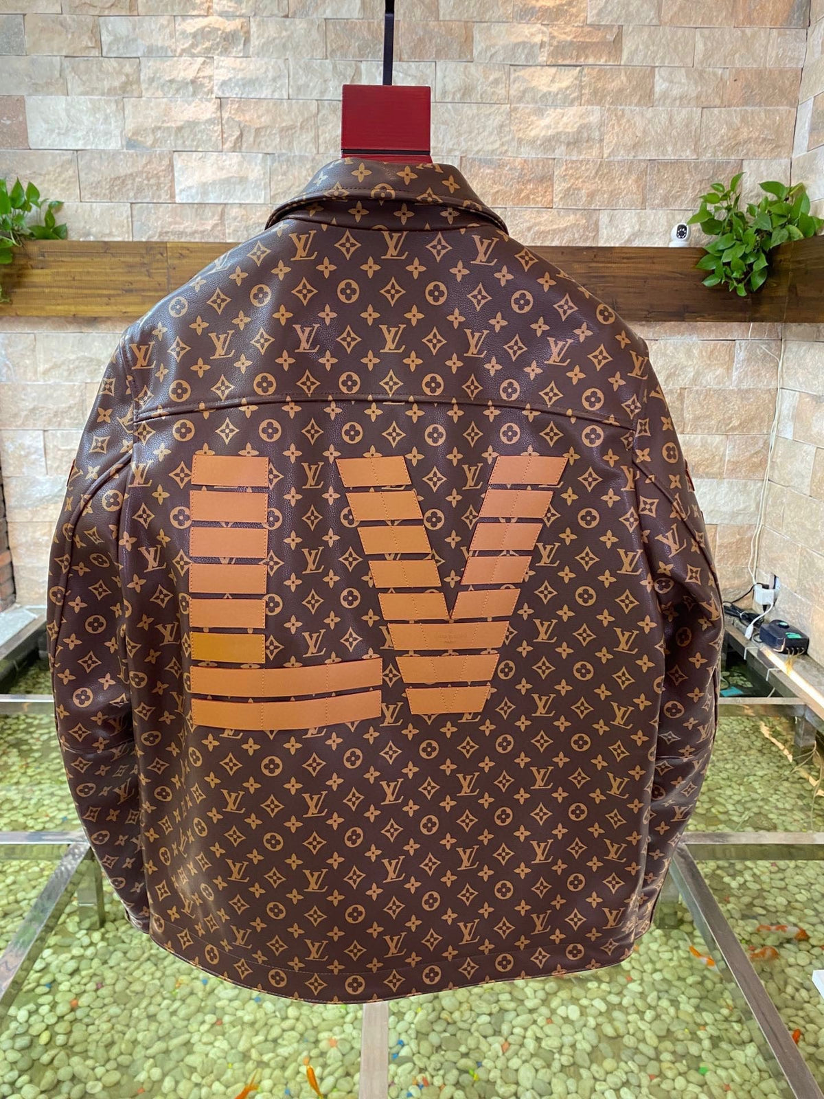 CLTH352 Monogram LV Toile Military Jacket / S/M/L/XL/XXL
