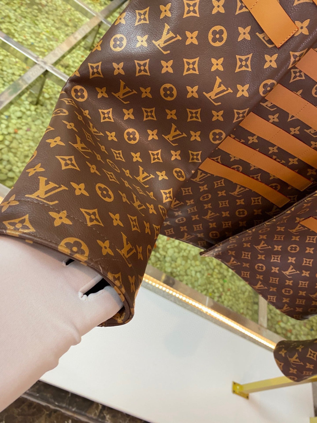 CLTH352 Monogram LV Toile Military Jacket / S/M/L/XL/XXL