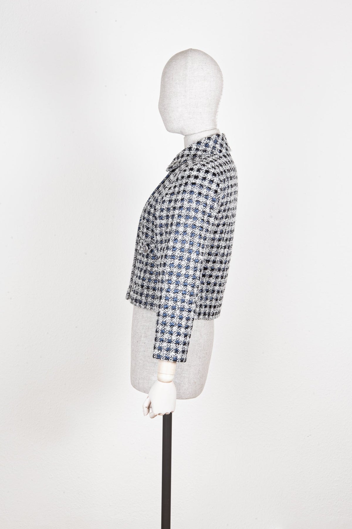 CHANEL Tweed Jacket 20P Navy