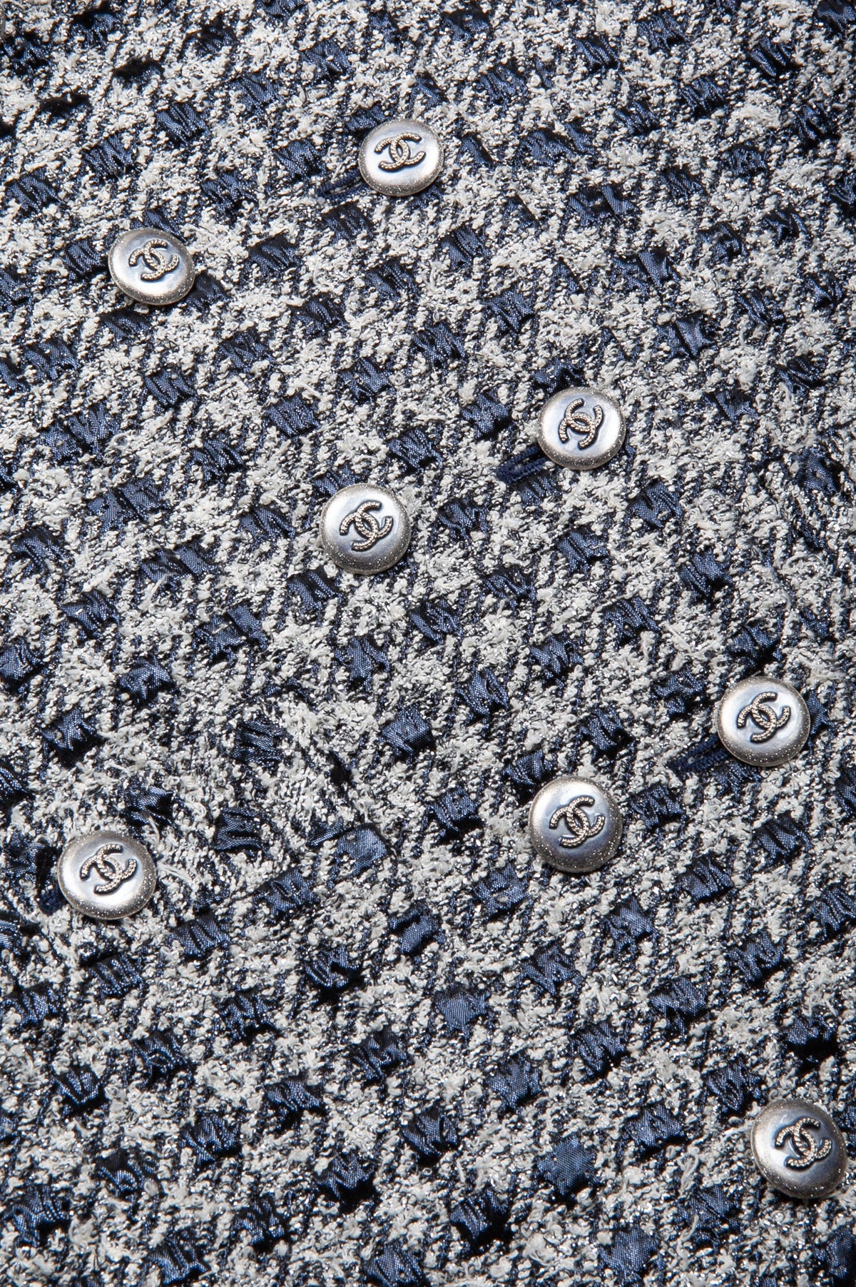 CHANEL Tweed Jacket 20P Navy