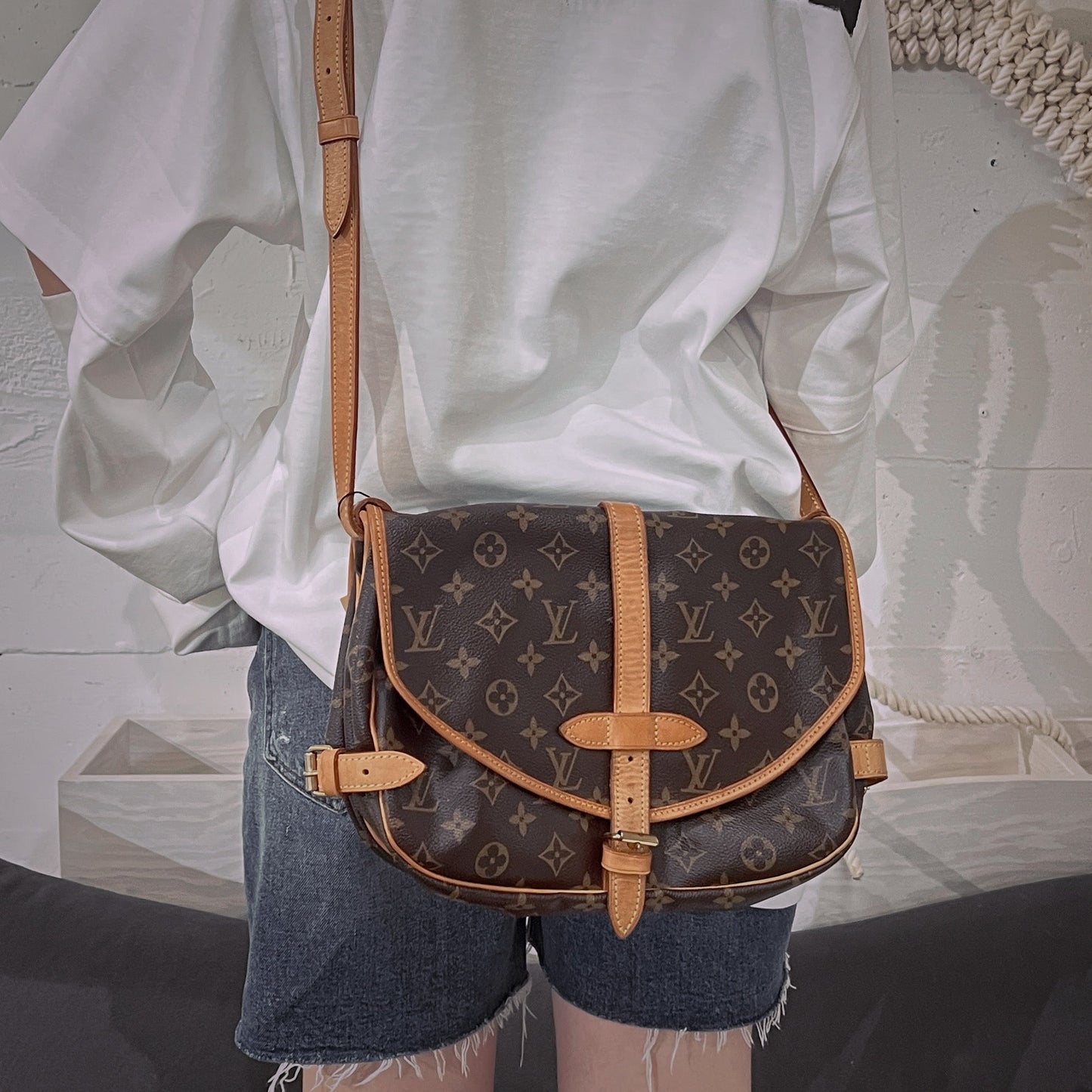 Louis Vuitton Saumur28 Crossbody Bag TWS