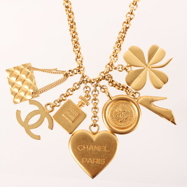 Chanel 1995 Made Cc Mark Multi Motif Swing Necklace