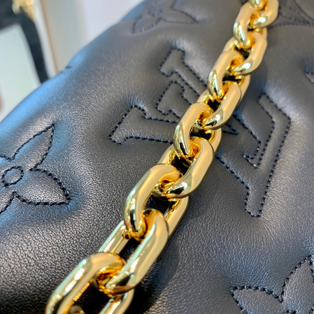 LB663 Wallet on Strap Bubblegram / HIGHEST QUALITY VERSION / 7.9 x 4.7 x 2.4 inches
