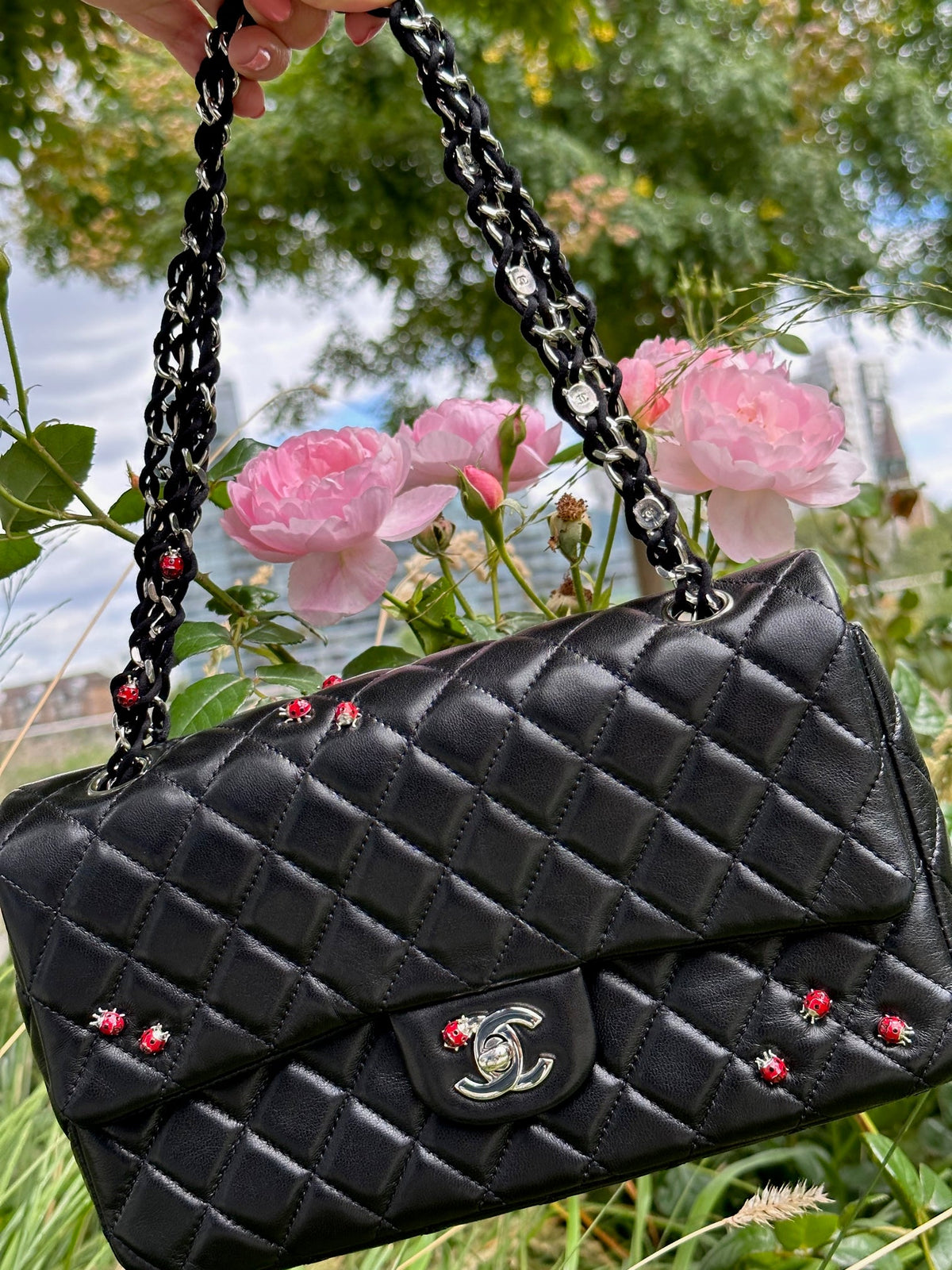 Classic Medium Lady Bug Flap Bag