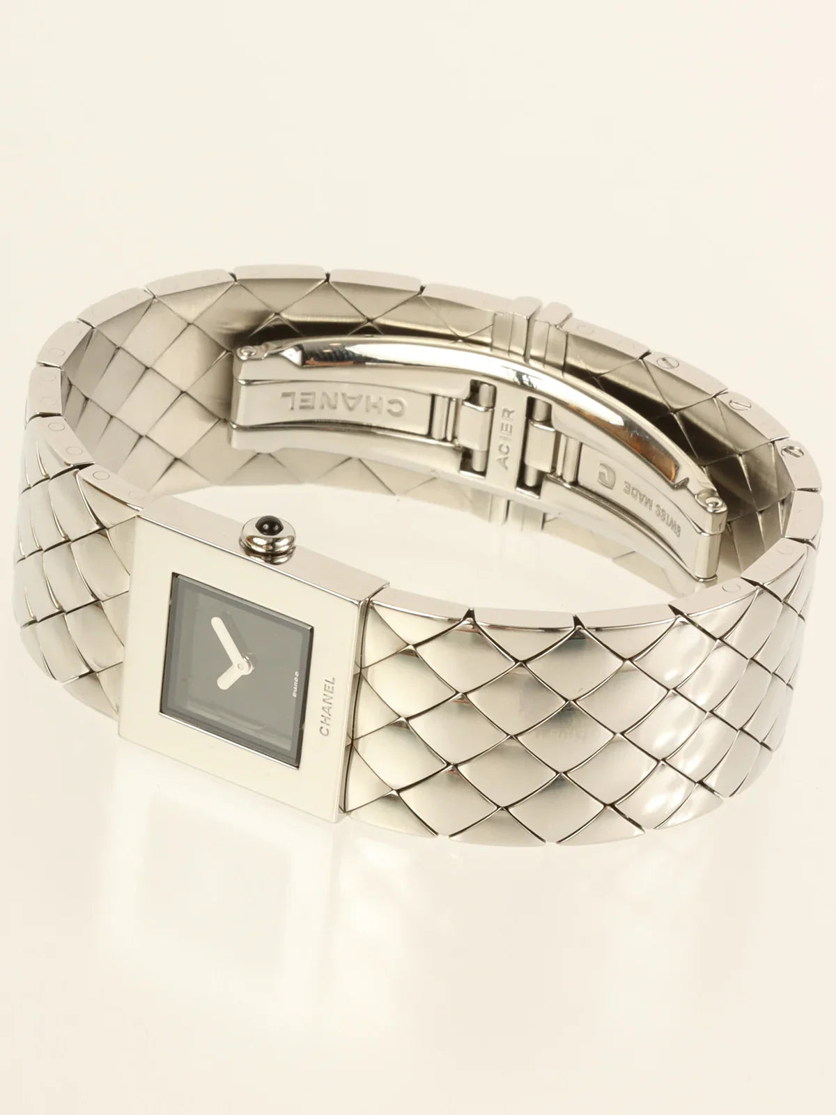 CHANEL Matelasse Watch Silver