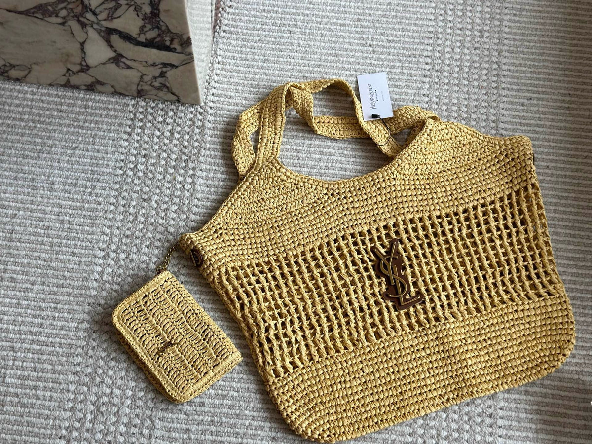 YSK407 Icare in Raffia /  18.1" X 16.9" X 2"