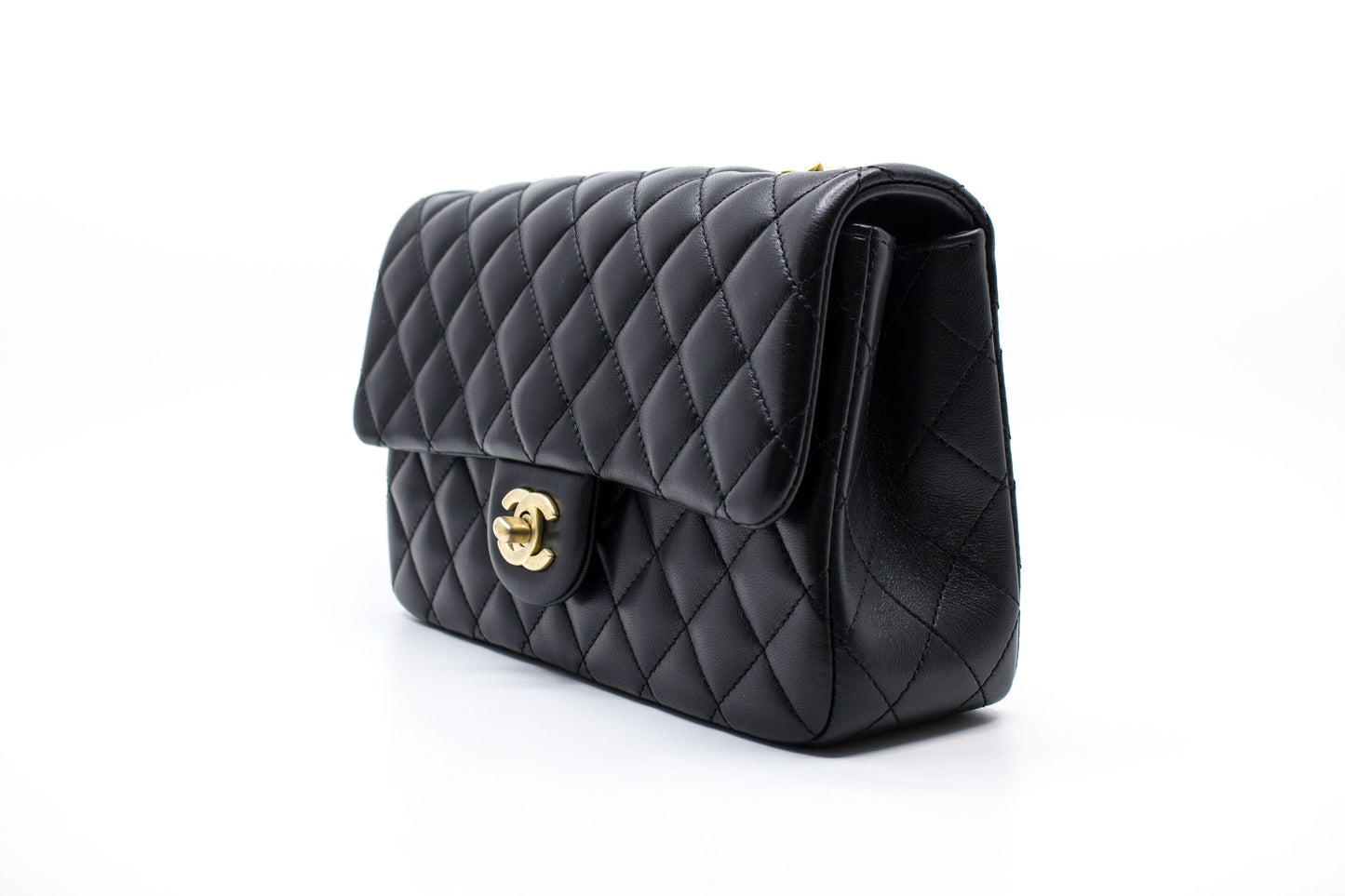 Chanel AS4064 B10716 Chanel 23S Flap Bag  Black   94305 Lambskin Shoulder Bags Ghw