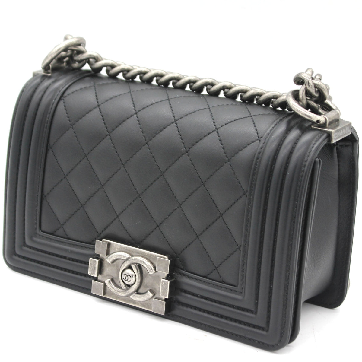 Chanel Quilted Small Boy Flap Black