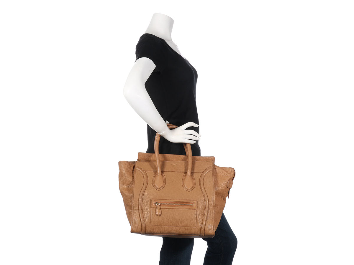 Céline Camel Mini Luggage