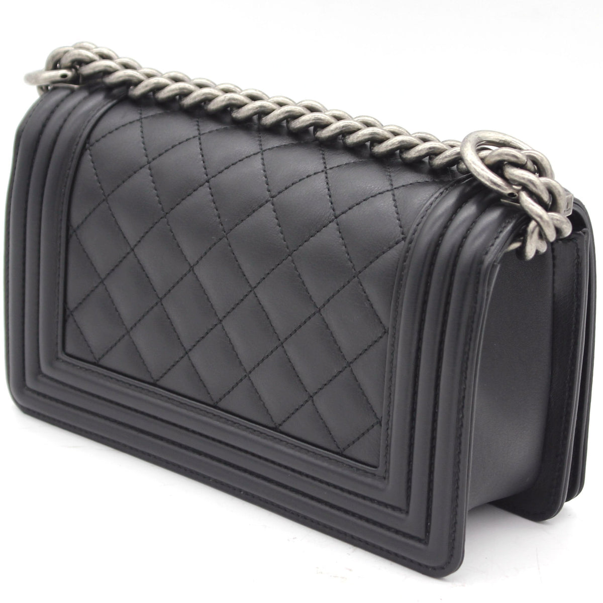 Chanel Quilted Small Boy Flap Black